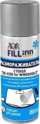 FL091 — Размораживатель стекол и замков (аэрозоль, 520 мл) FILL INN FL091 FILL INN